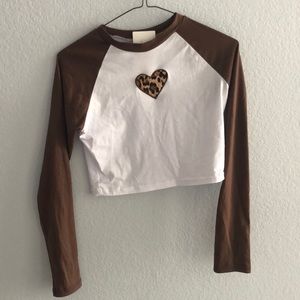 Cute Leopard Crop Top